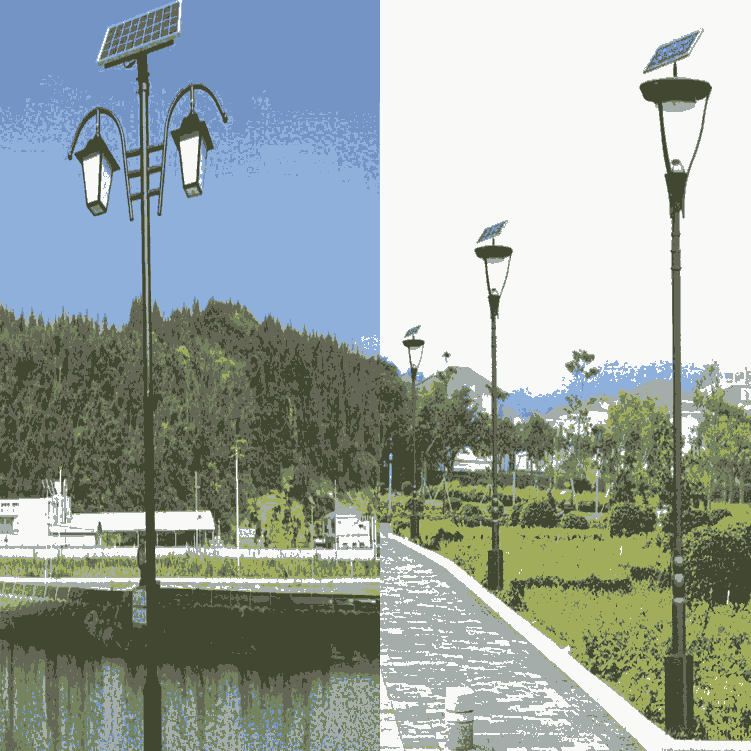 4米鋰電池LED光源太陽(yáng)能一體燈款式新穎量大從優(yōu)